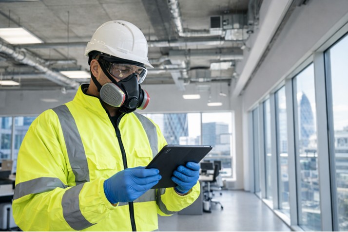 asbestos testing in London, management surveys, commercial property survey
